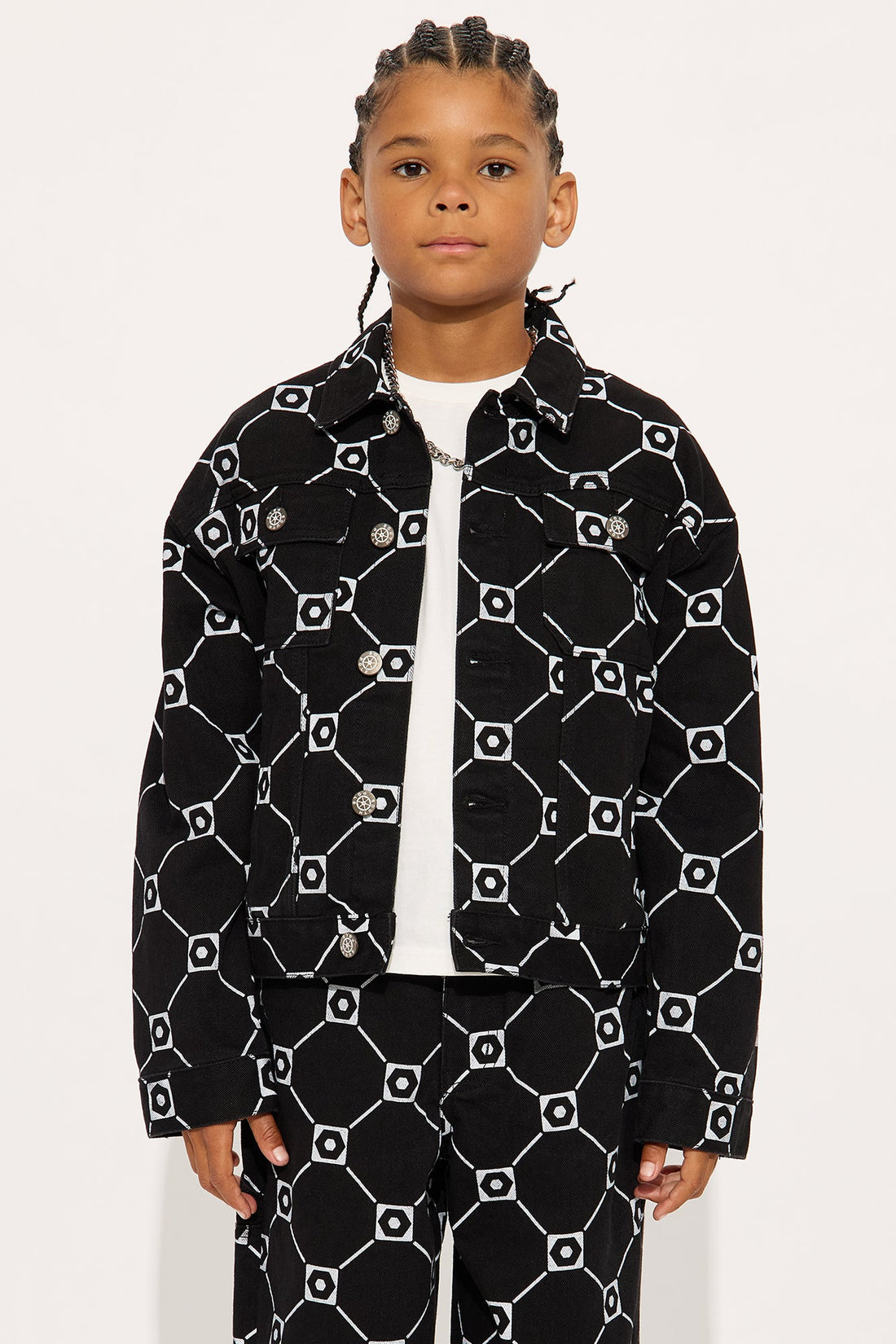 Mini Southpole Monogram Anorak Jacket - Black