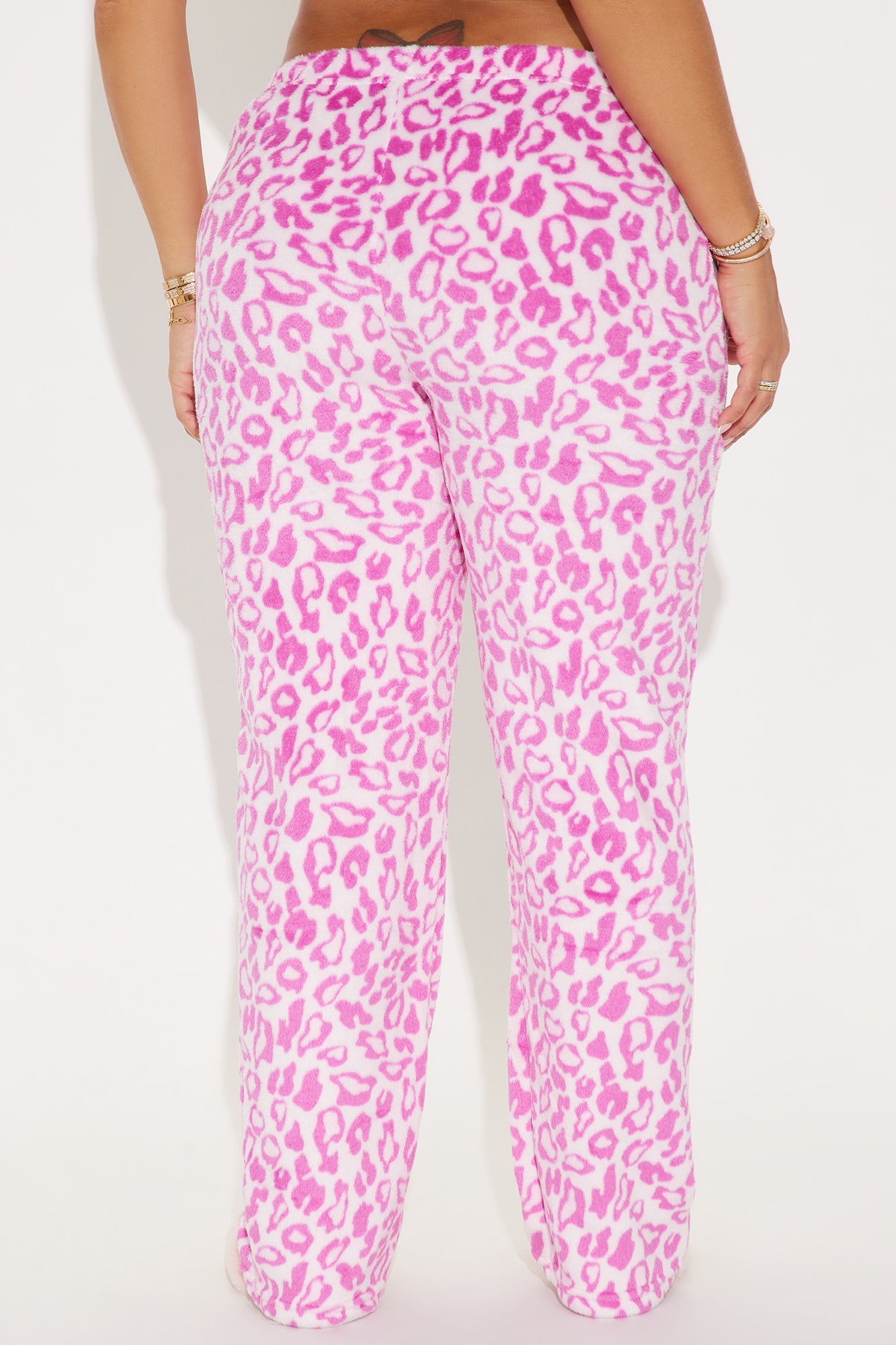 Wild And Fierce Plush PJ Pant - Pink