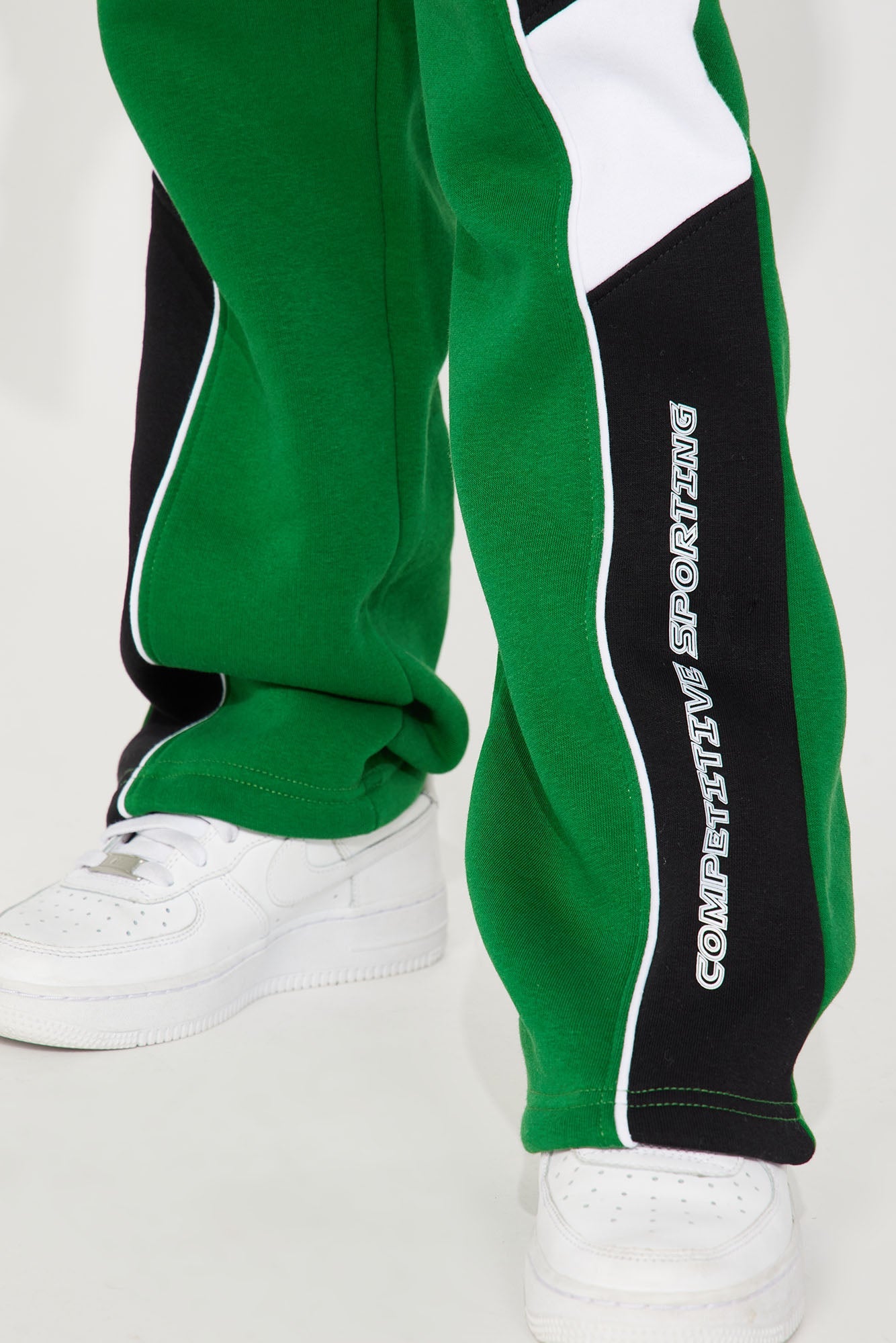 Mini Competitive Edge Wide Leg Set - Green/combo