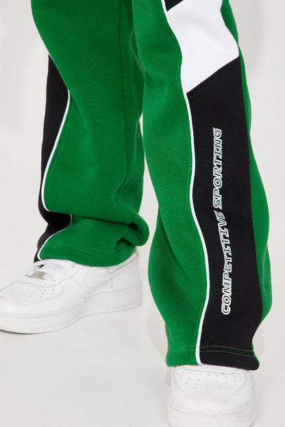 Mini Competitive Edge Wide Leg Set - Green/combo