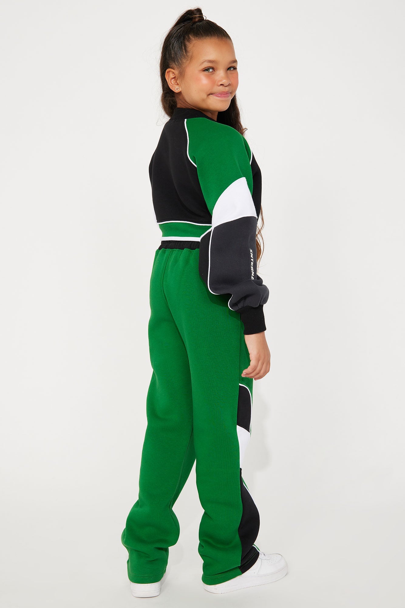 Mini Competitive Edge Wide Leg Set - Green/combo