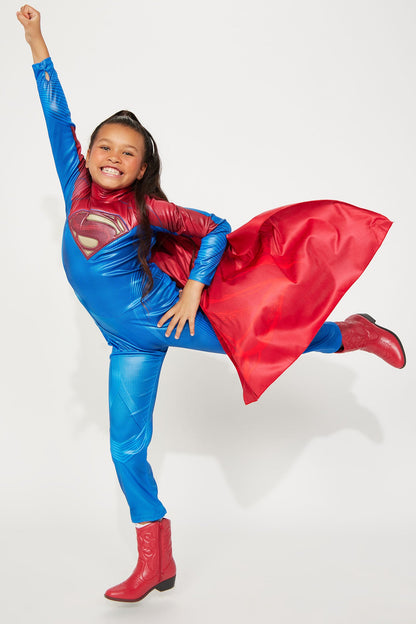 Mini Super Girl Costume - Multi Color