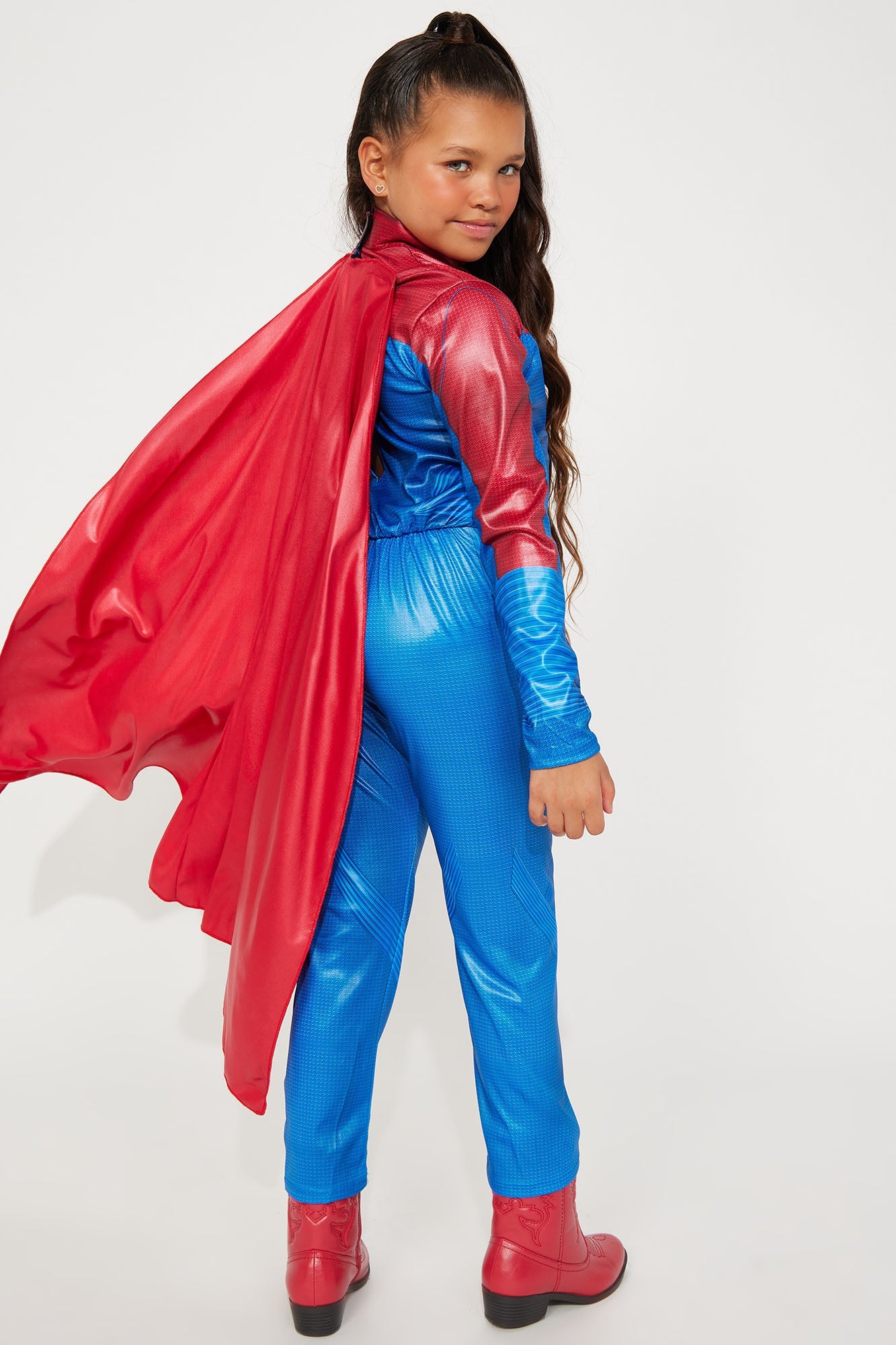 Mini Super Girl Costume - Multi Color