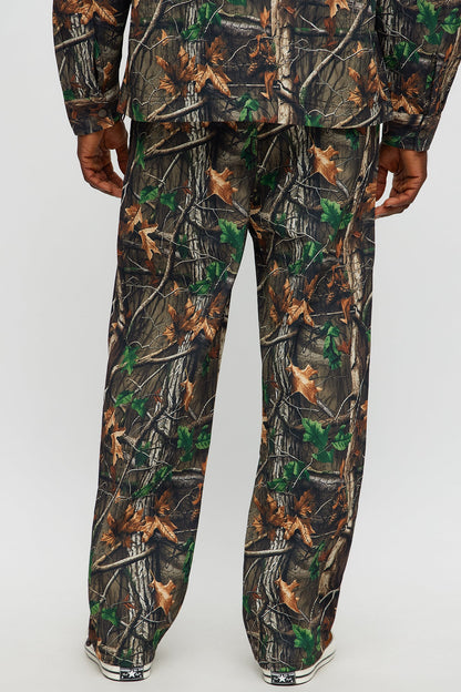 Baggy Rustic Pants - Brown/combo