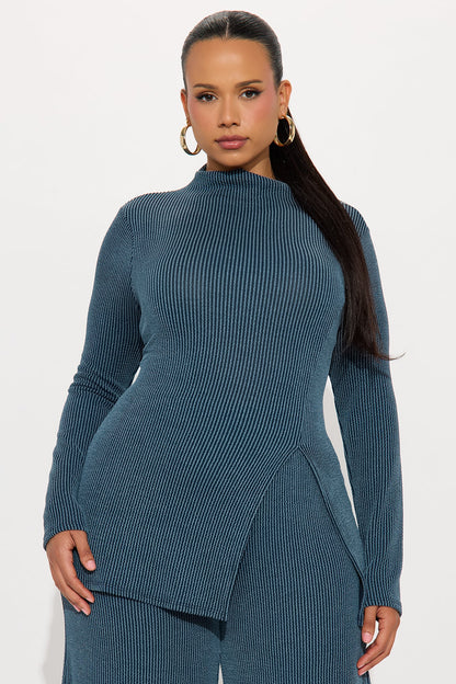 Joelle Ribbed Pant Set - Hunter