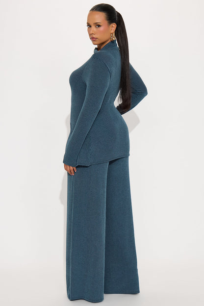 Joelle Ribbed Pant Set - Hunter