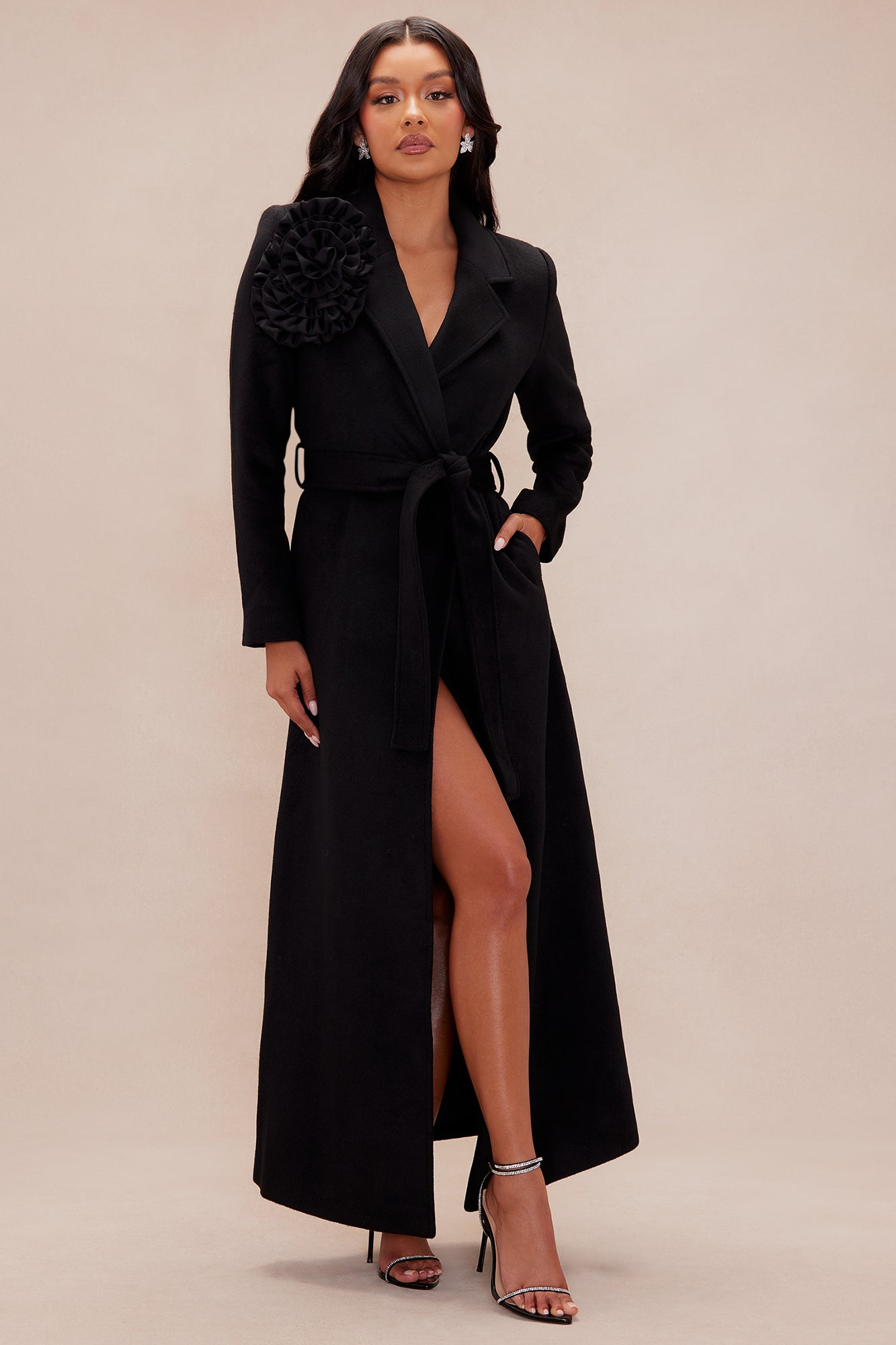 Vanessa Wool Coat - Black