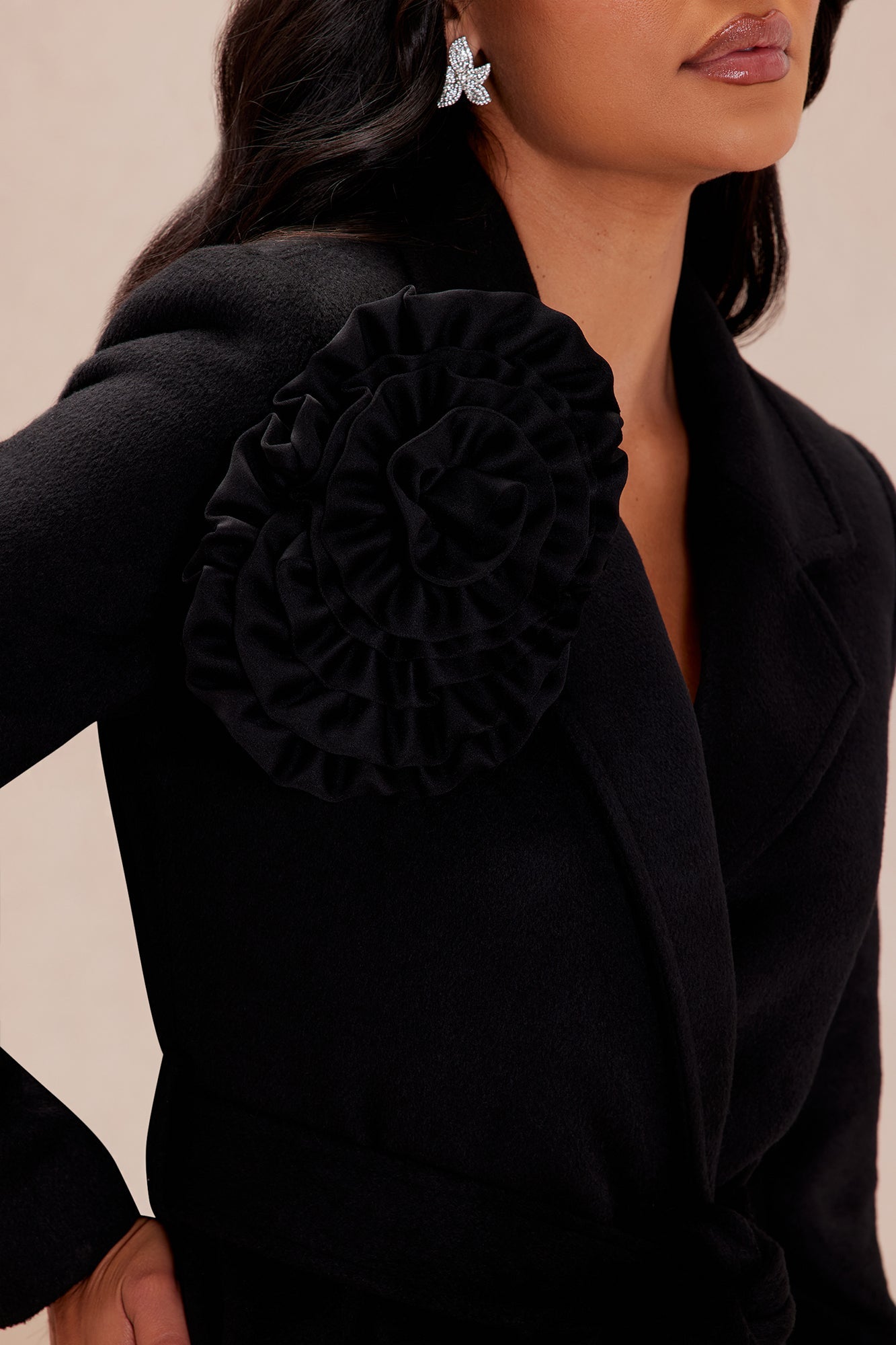 Vanessa Wool Coat - Black