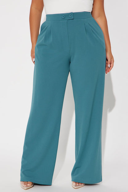Feeling Focused Trouser - Jade