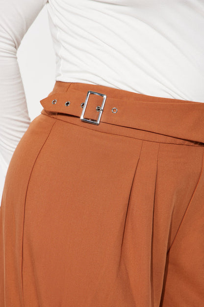 Different Standards Wide Leg Trouser Pant - Rust