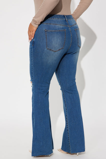 Best Stretch Low Rise Bell Bottom Jean - Dark Wash