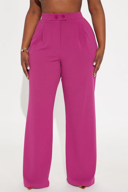 Feeling Focused Trouser - Raspberry