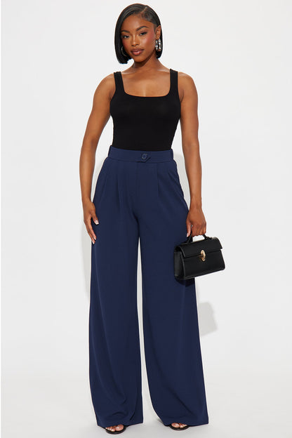 What Matters Most Wide Leg Trouser - Navy
