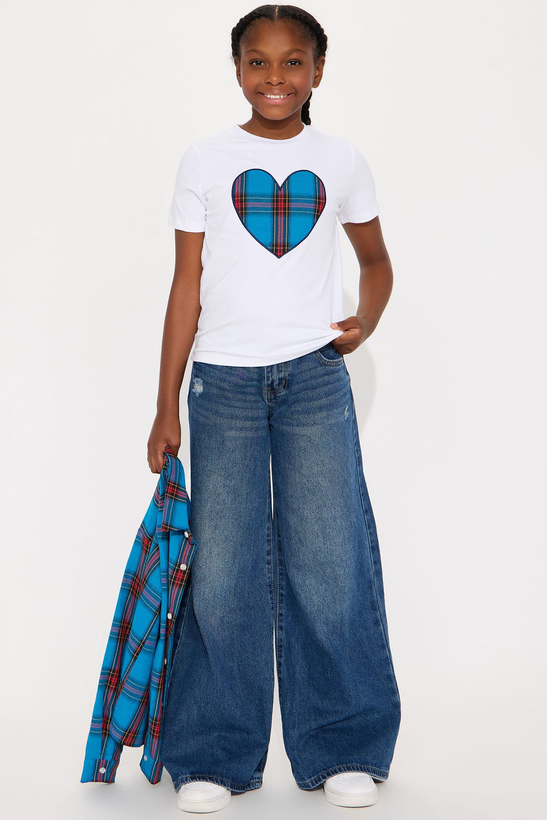 Mini Abigail Baggy Jean - Medium Wash