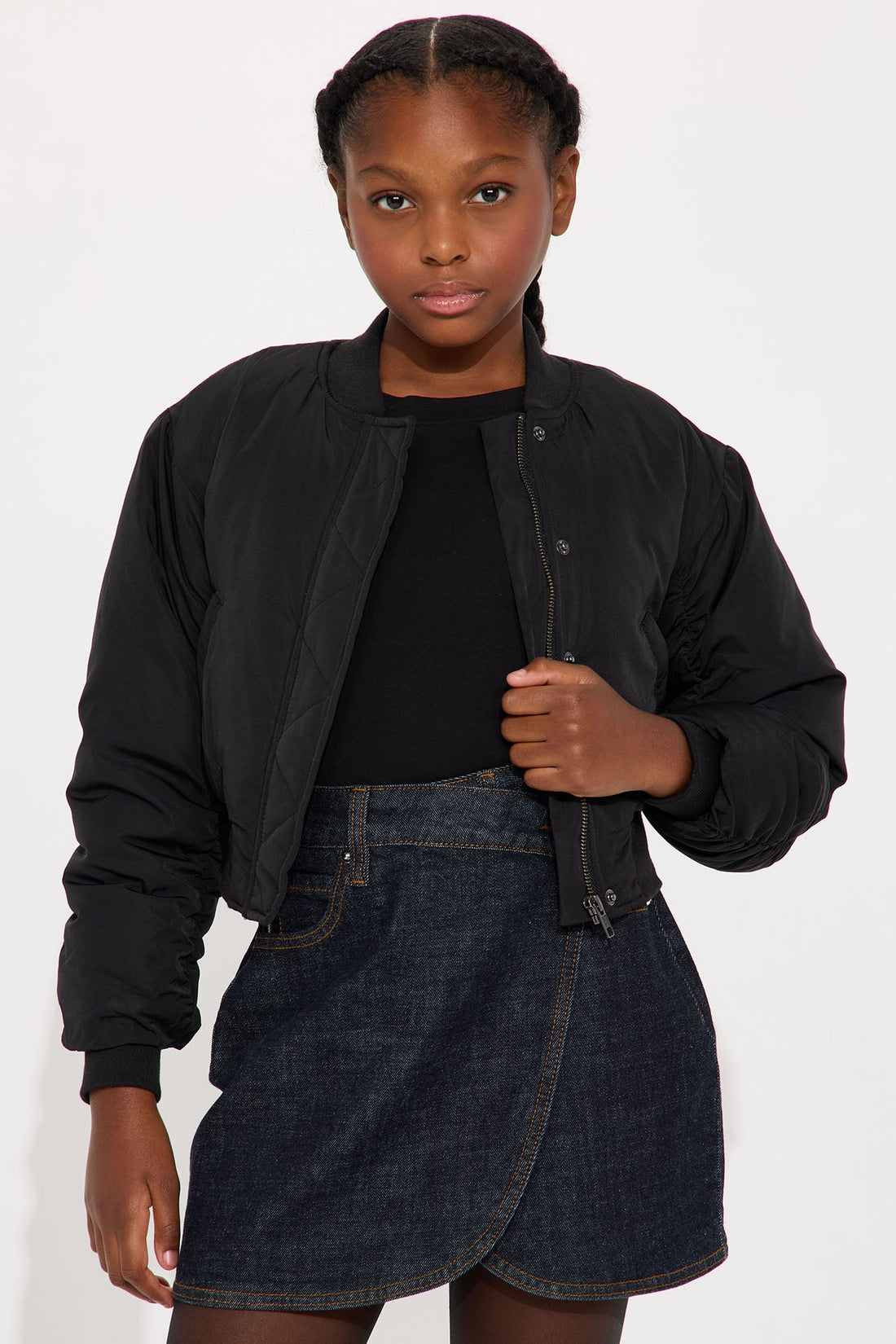 Mini Rena Bomber Jacket - Black