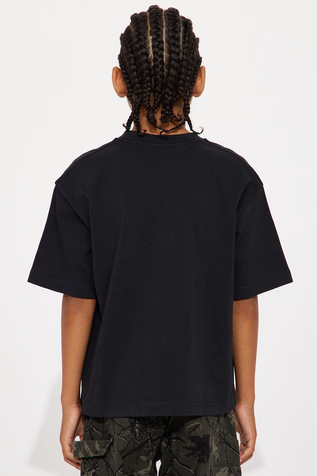 Mini Boxy Heavyweight Tee 240GSM - Black