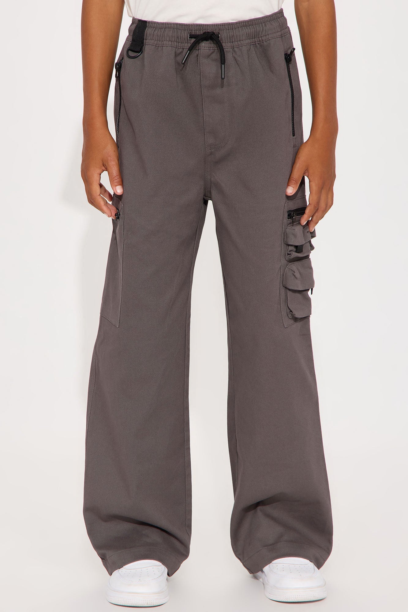Mini Slim Stay Busy Utility Jogger - Charcoal