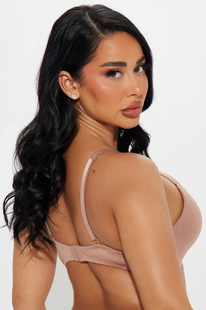 Lover Girl Wireless Push Up Wireless Bra - Mocha/combo