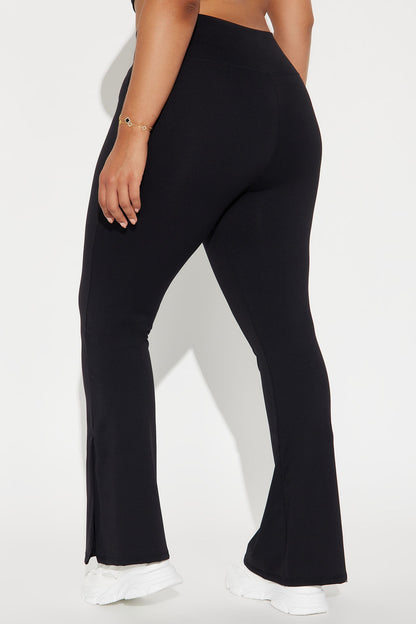 Pilates Girl Active Flare Pant - Black