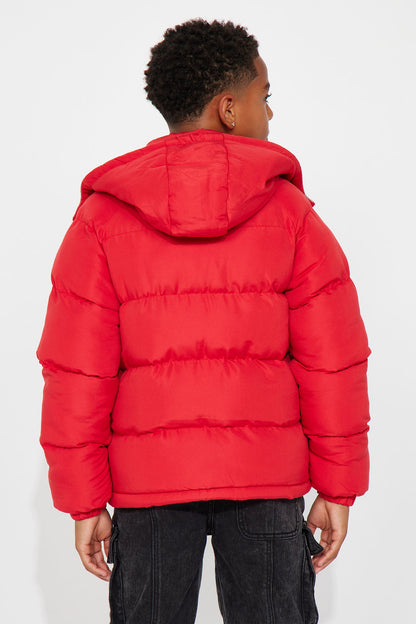 Mini Loyalty Puffer Jacket - Red