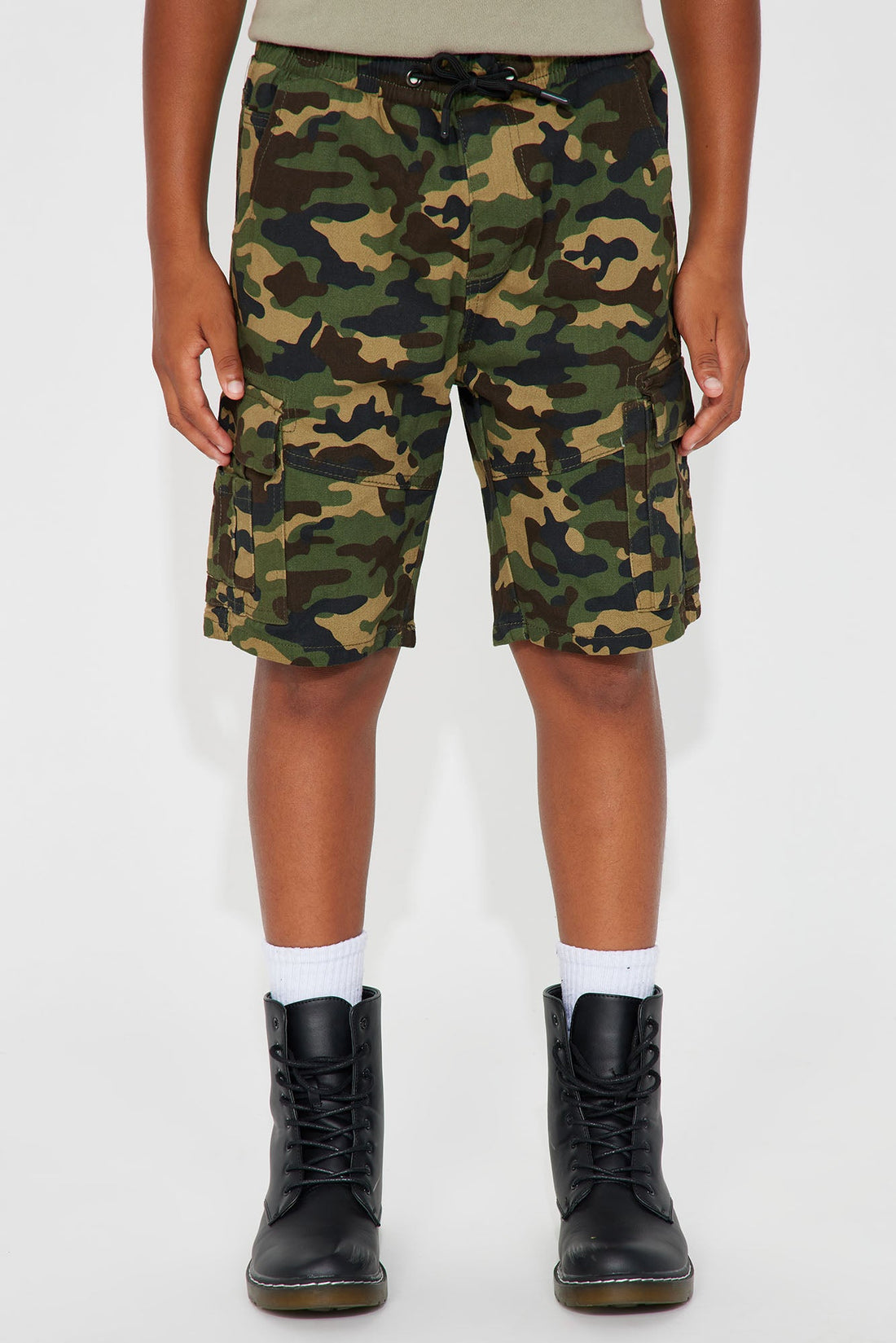 Mini Austin Camo Cargo Shorts - Camouflage