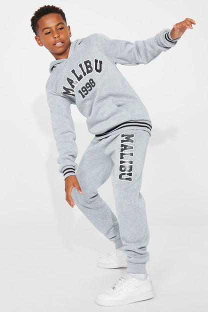 Mini Malibu 98 Fleece Set - Grey