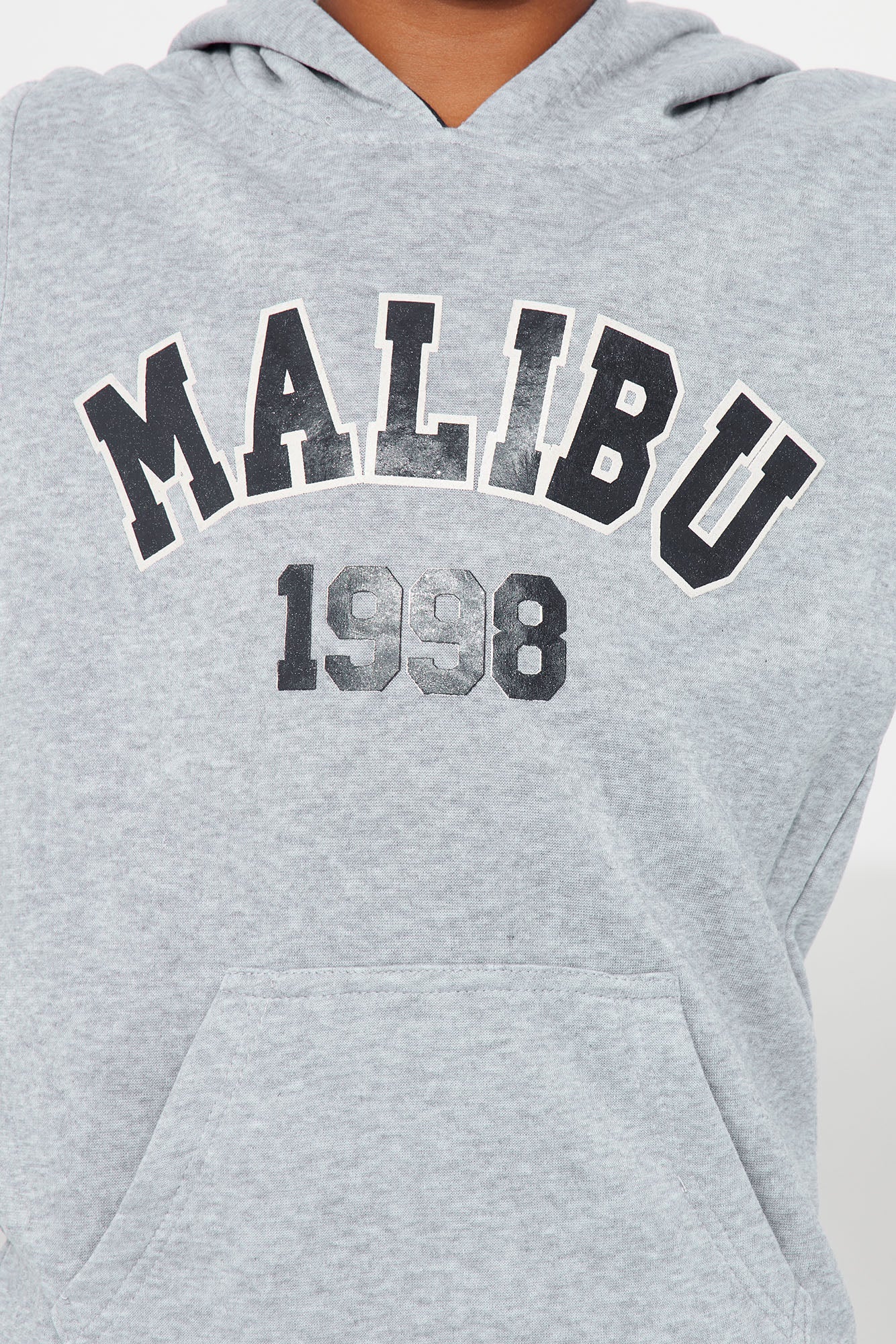 Mini Malibu 98 Fleece Set - Grey