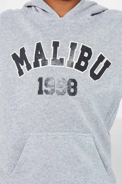 Mini Malibu 98 Fleece Set - Grey