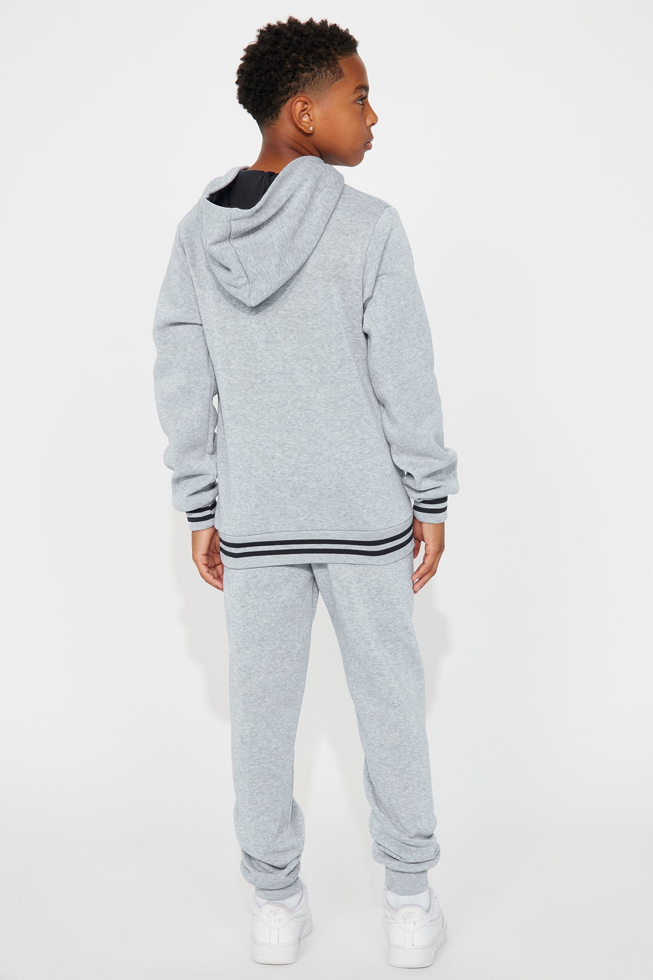 Mini Malibu 98 Fleece Set - Grey