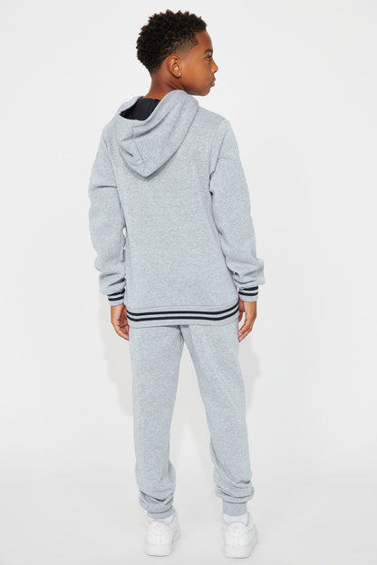 Mini Malibu 98 Fleece Set - Grey