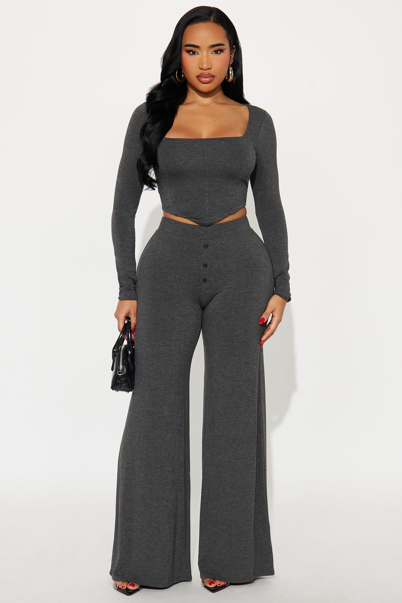 Chill Mode Pant Set - Grey