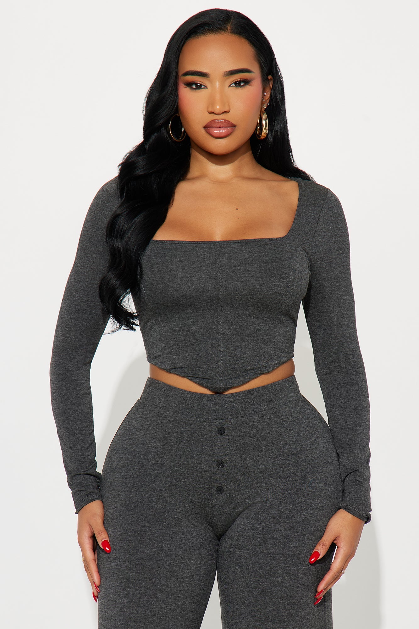 Chill Mode Pant Set - Grey