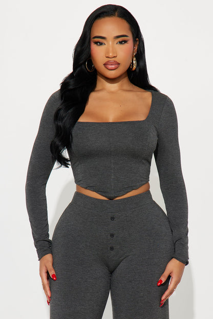 Chill Mode Pant Set - Grey