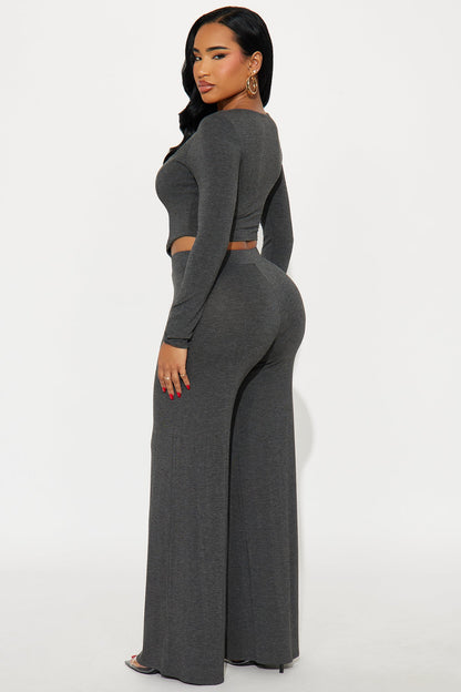 Chill Mode Pant Set - Grey