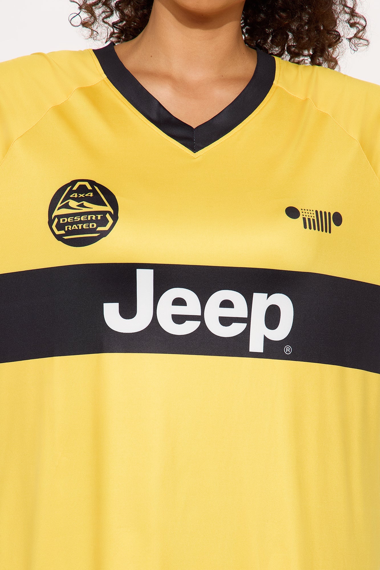 Jeep Wrangler Long Sleeve Jersey - Black/Yellow
