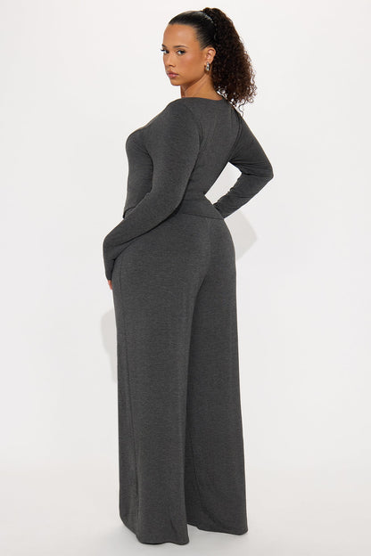 Chill Mode Pant Set - Grey
