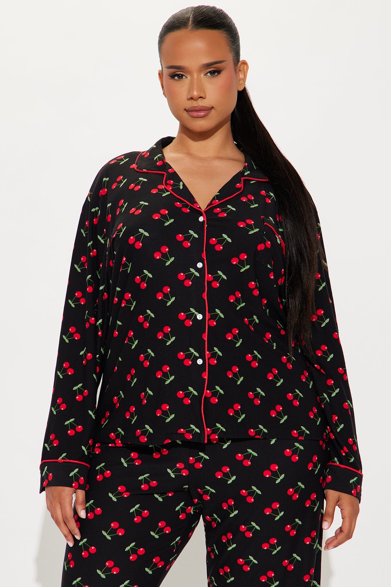 Cherry Bomb PJ Pant Set - Black/combo