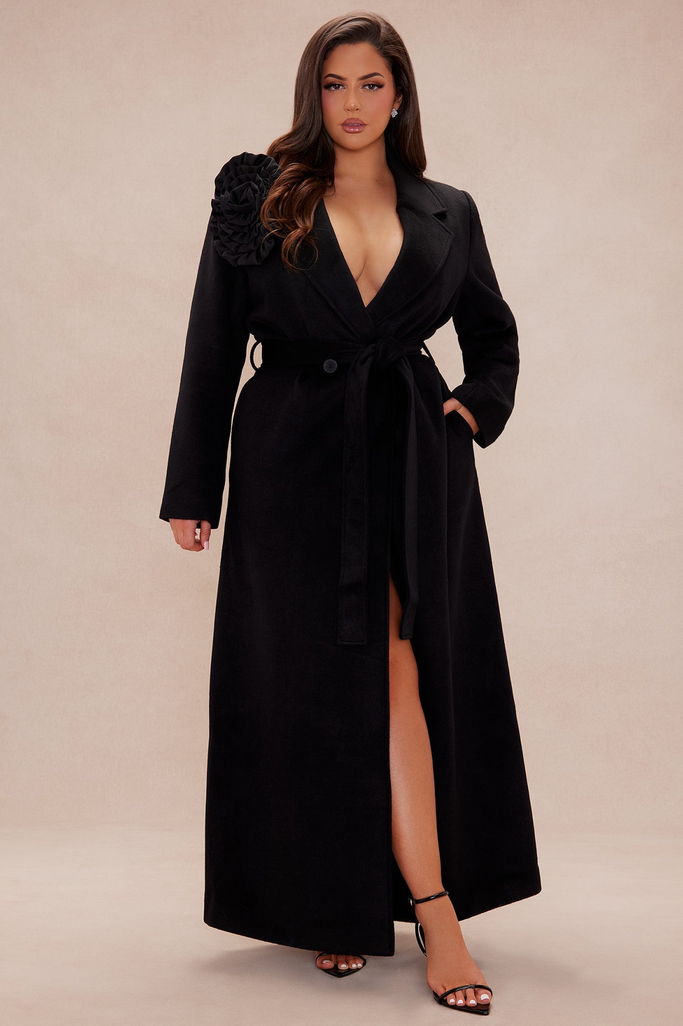 Vanessa Wool Coat - Black