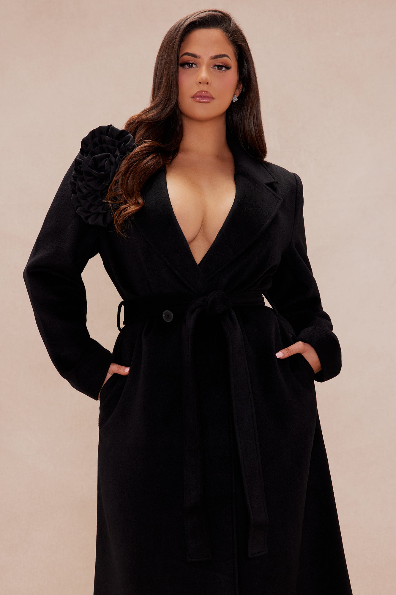 Vanessa Wool Coat - Black