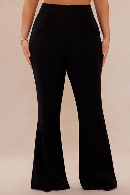 Premium Flare Pant - Black