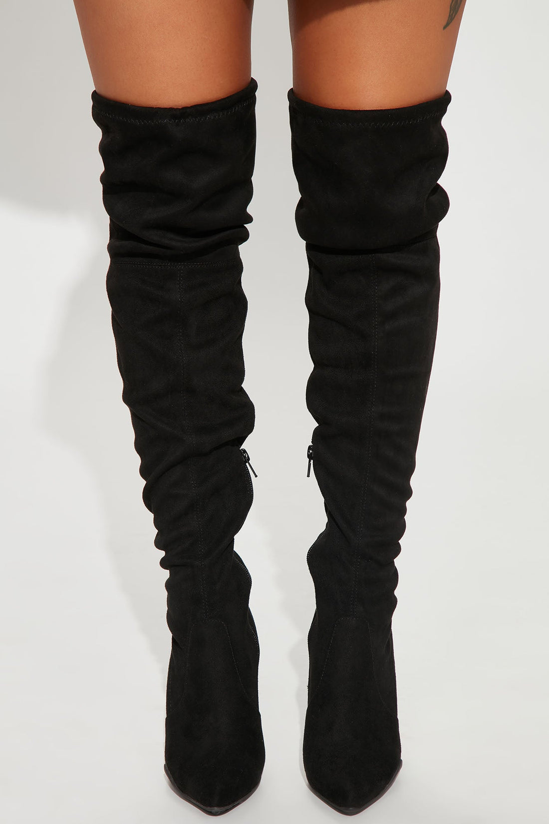 Cheyanne Over The Knee Boots - Black