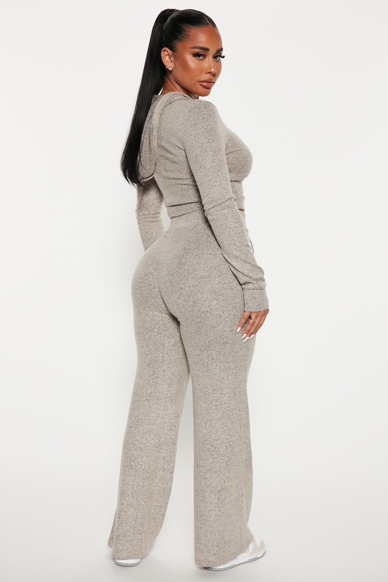 On A Break Pant Set - Oatmeal