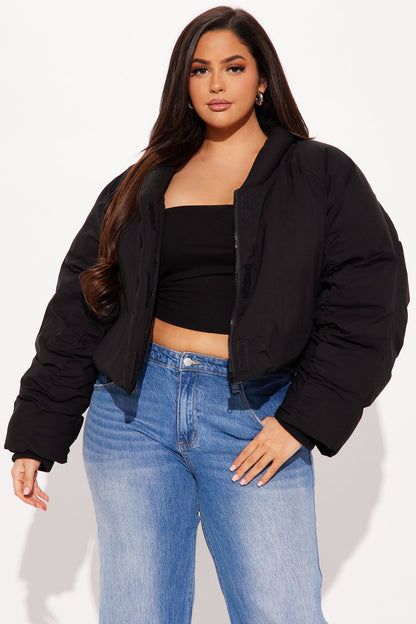 Kamila Puffer Jacket - Black