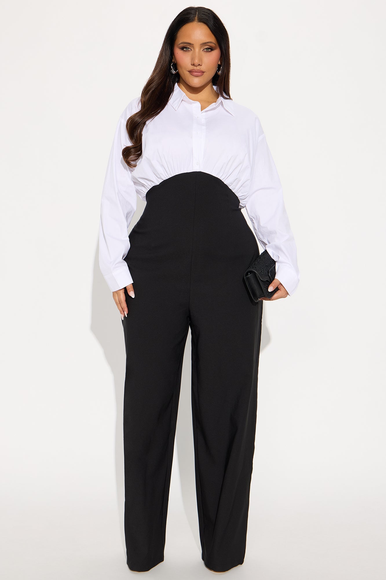 Collaboration Jumpsuit - White/Black