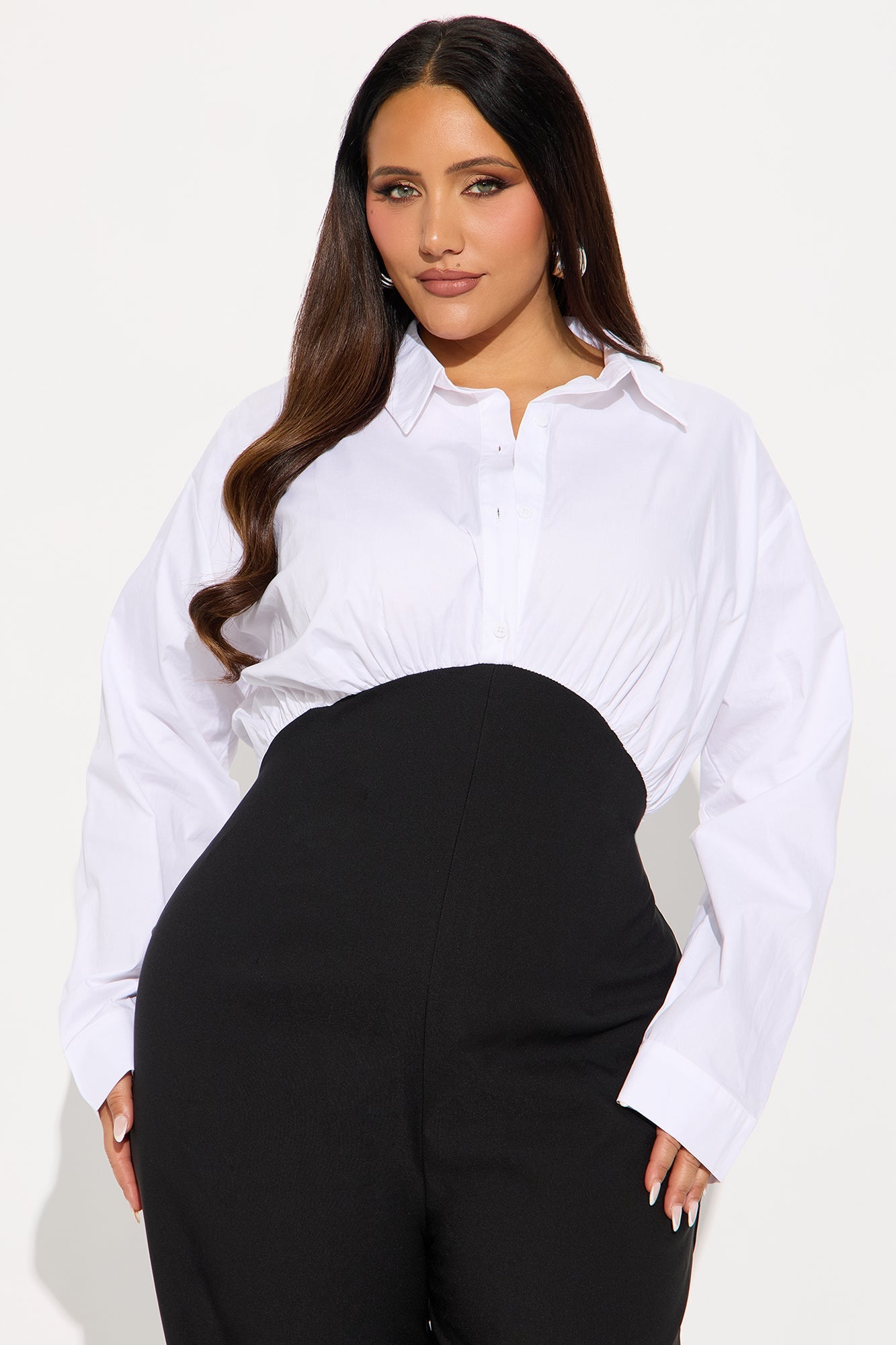 Collaboration Jumpsuit - White/Black