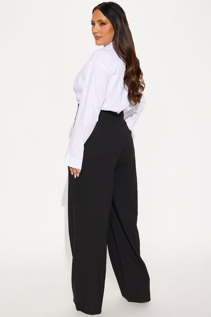 Collaboration Jumpsuit - White/Black