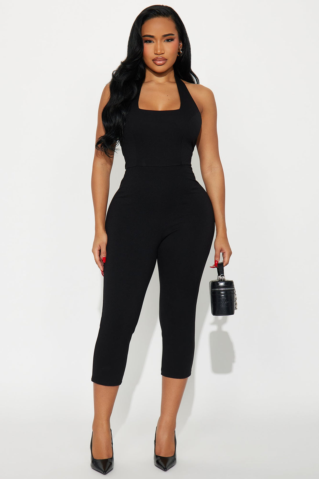 Bianca Capri Jumpsuit - Black