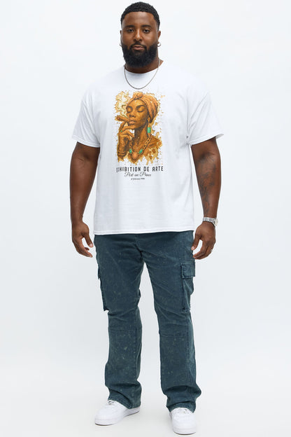 Smoke Break Short Sleeve Tee - White
