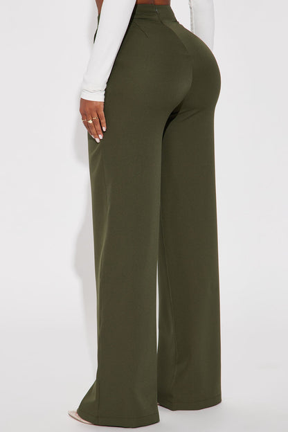 Feeling Focused Trouser - Olive