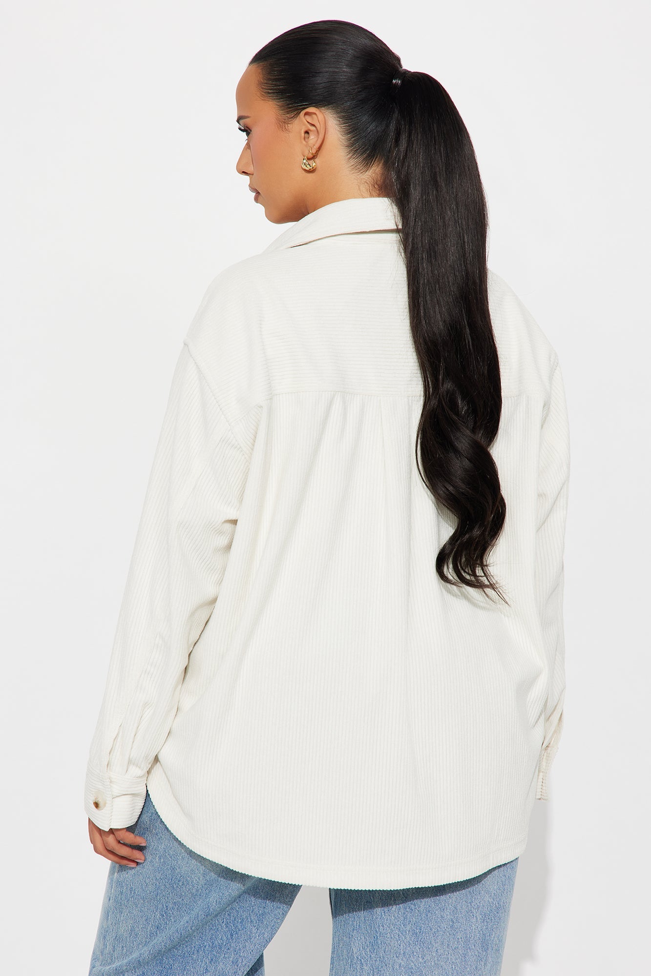 Feel No Ways Corduroy Shirt - Cream
